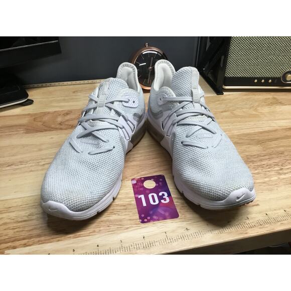 Nike Air Max Sequent 3 Women's 7 Gray Lace Up Running Athletic Shoes 908993-101 - Picture 1 of 9